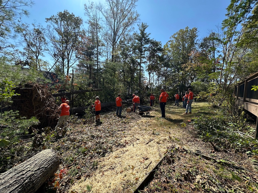 Maryland Air Guard airman volunteers to help with North Carolina Hurricane Helene relief