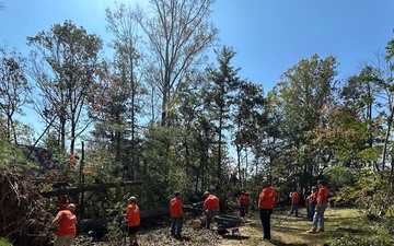 Maryland Air Guard airman volunteers to help with North Carolina Hurricane Helene relief