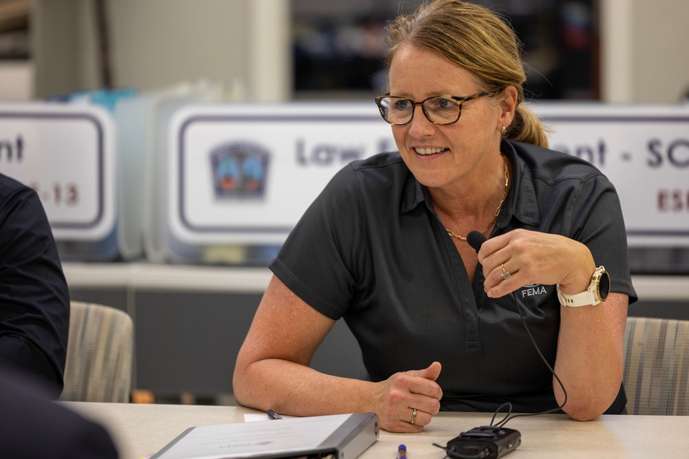 FEMA Administrator Deanne Criswell Visits Aiken County EOC for Roundtable with County Emergency Responders