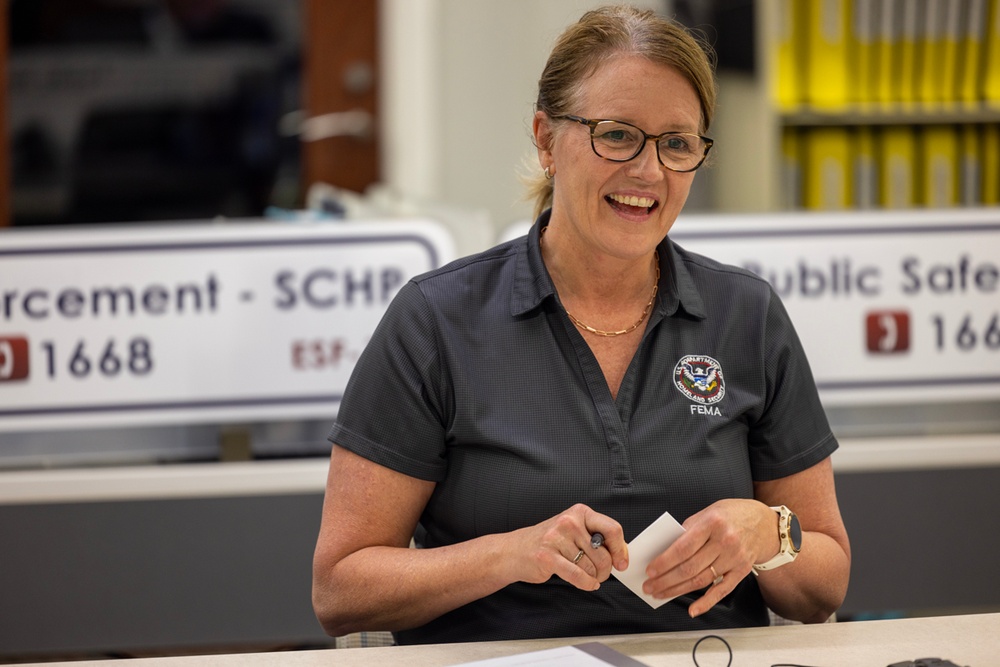 FEMA Administrator Deanne Criswell Visits Aiken County EOC for Roundtable with County Emergency Responders