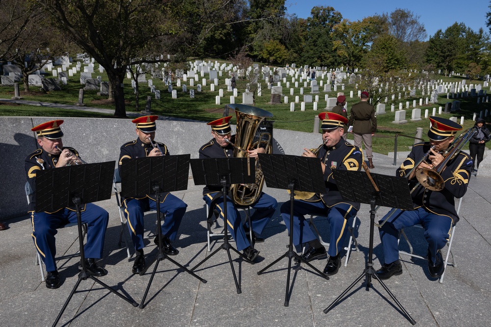 1st Special Forces Command (Airborne) honor President Kennedy with  Wreath Laying Ceremony in Arlington, Va