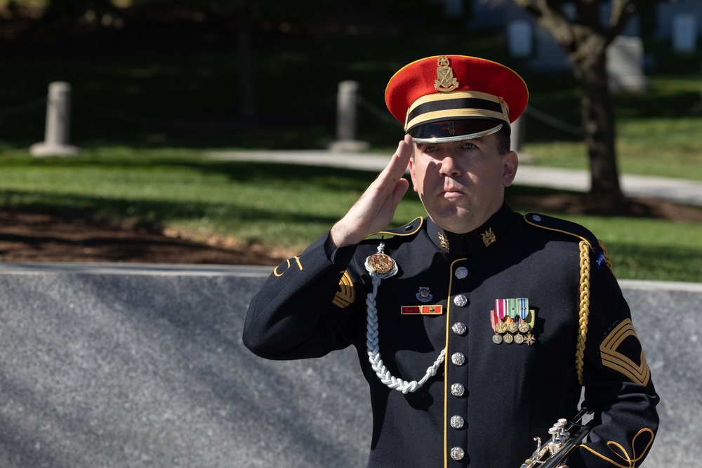 1st Special Forces Command (Airborne) honor President Kennedy with  Wreath Laying Ceremony in Arlington, Va