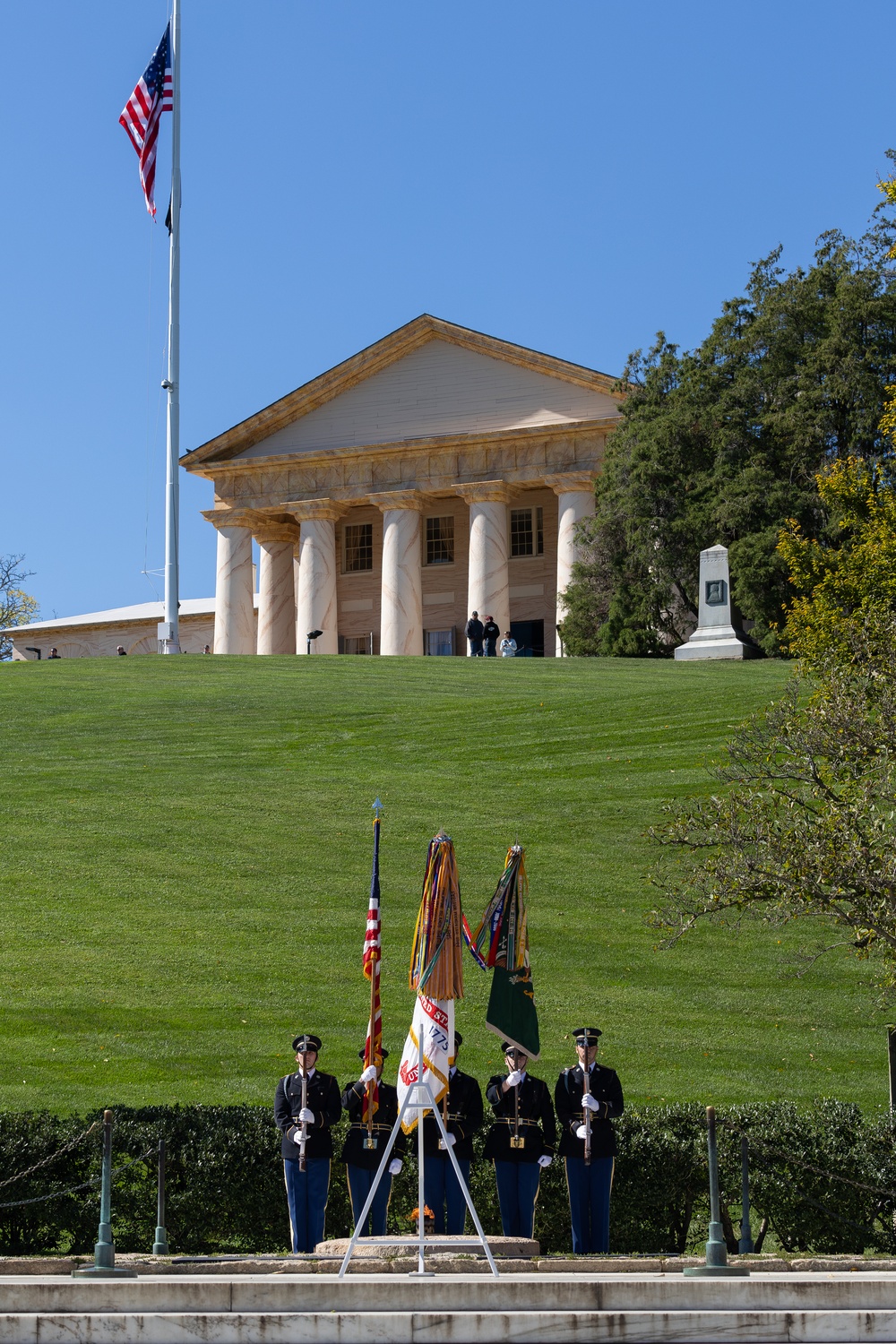 1st Special Forces Command (Airborne) honor President Kennedy with  Wreath Laying Ceremony in Arlington, Va