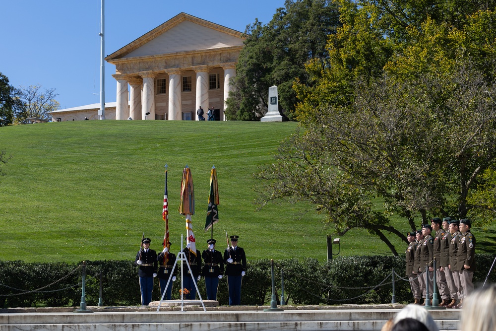 1st Special Forces Command (Airborne) honor President Kennedy with  Wreath Laying Ceremony in Arlington, Va