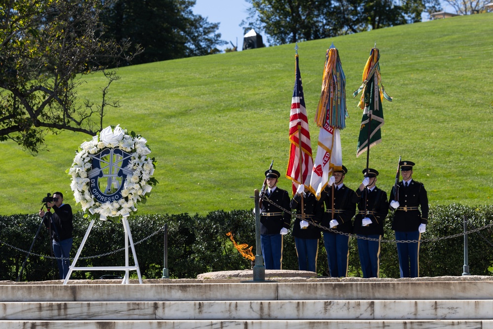 1st Special Forces Command (Airborne) honor President Kennedy with  Wreath Laying Ceremony in Arlington, Va