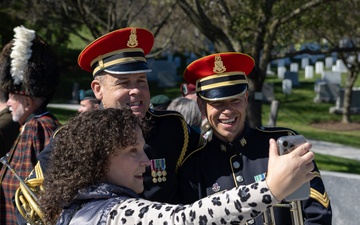 1st Special Forces Command (Airborne) honor President Kennedy with  Wreath Laying Ceremony in Arlington, Va