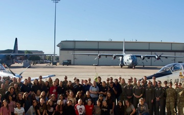 Airmen, local ISD students join Combat Women in Aviation fly-in