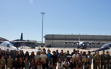 Airmen, local ISD students join Combat Women in Aviation fly-in