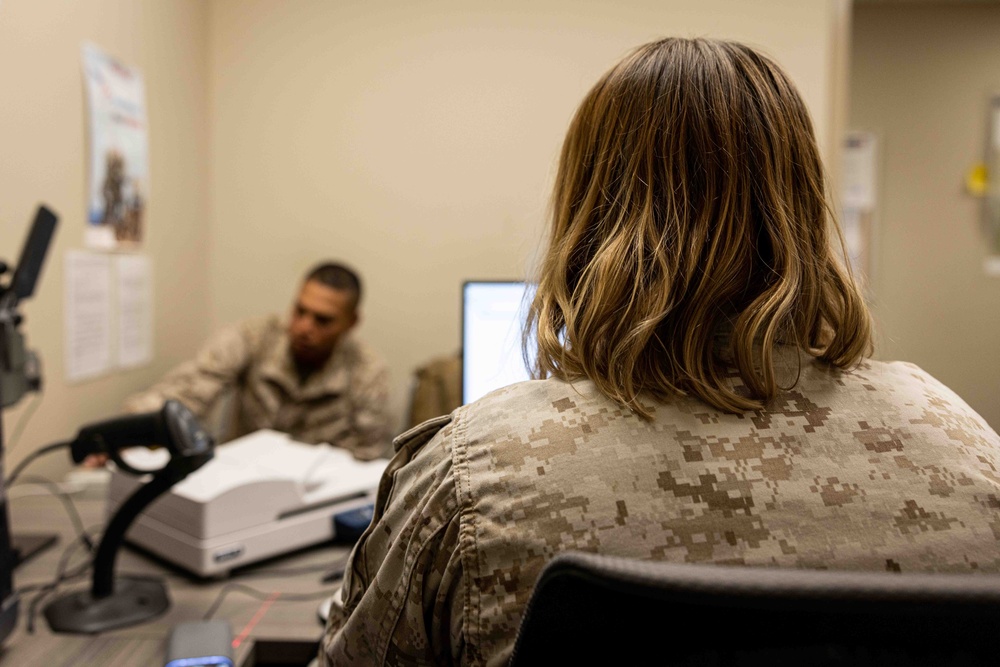 A Marine with the Individual Mobilization Augmentee Detachment is recognized as the Noncommissioned Officer of the Quarter