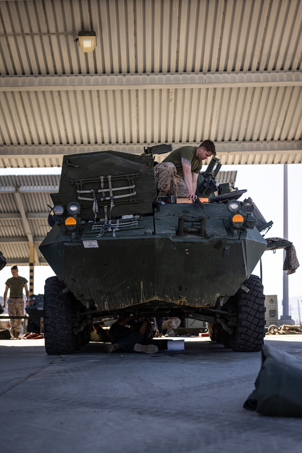 3rd LAR conducts Joint Limited Technical Inspection during 2024 Bushmaster Challenge