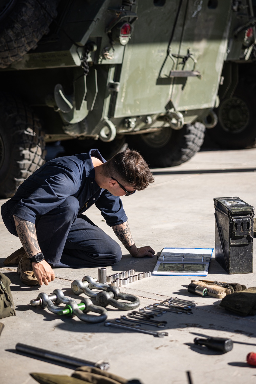 3rd LAR conducts Joint Limited Technical Inspection during 2024 Bushmaster Challenge