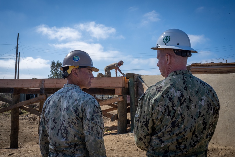 Chief of Civil Engineers visits NMCB-3