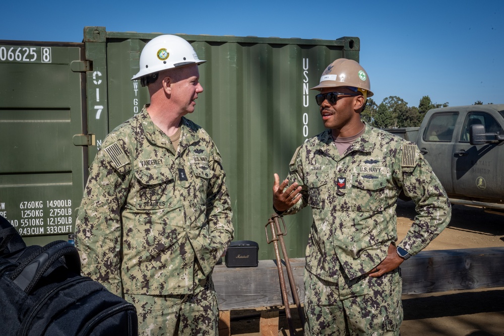 Chief of Civil Engineers visits NMCB-3