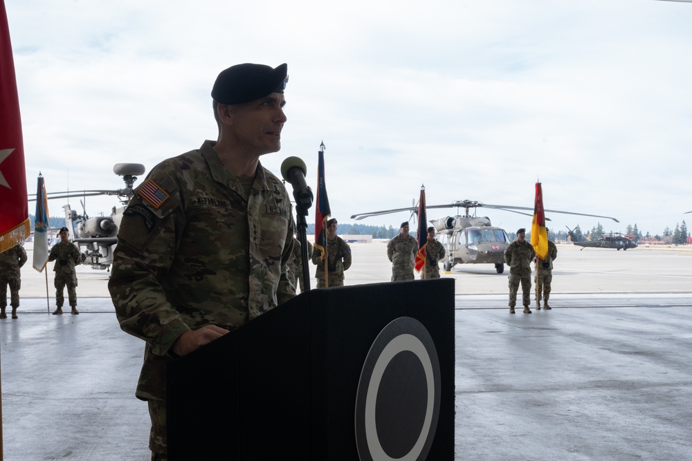 America's First Corps Change of Command 2024