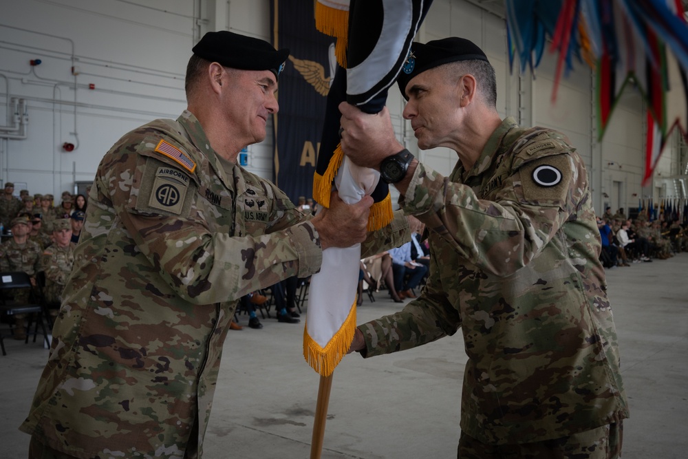 America's First Corps Change of Command 2024