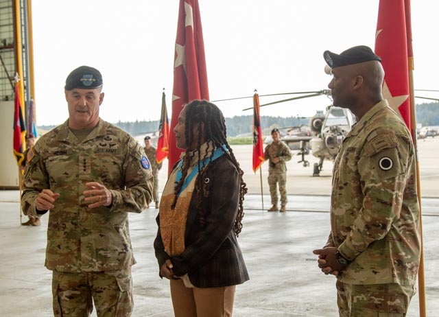 America's First Corps Change of Command 2024