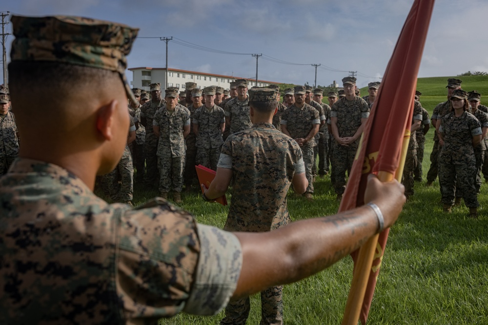 12th MLR Marine Enters the Staff Noncommissioned Officer Ranks and Reenlists