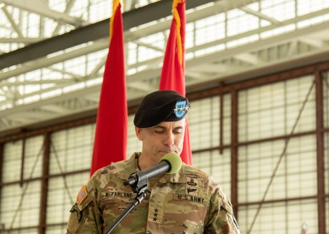 America's First Corps Change of Command 2024