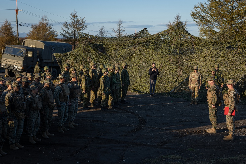 KS25 | 12th MLR Marine Reenlistment at Yausubetsu Maneuver Area