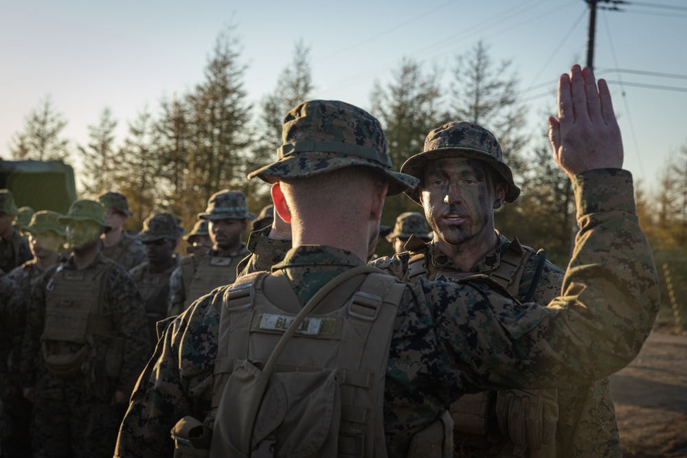 KS25 | 12th MLR Marine Reenlistment at Yausubetsu Maneuver Area