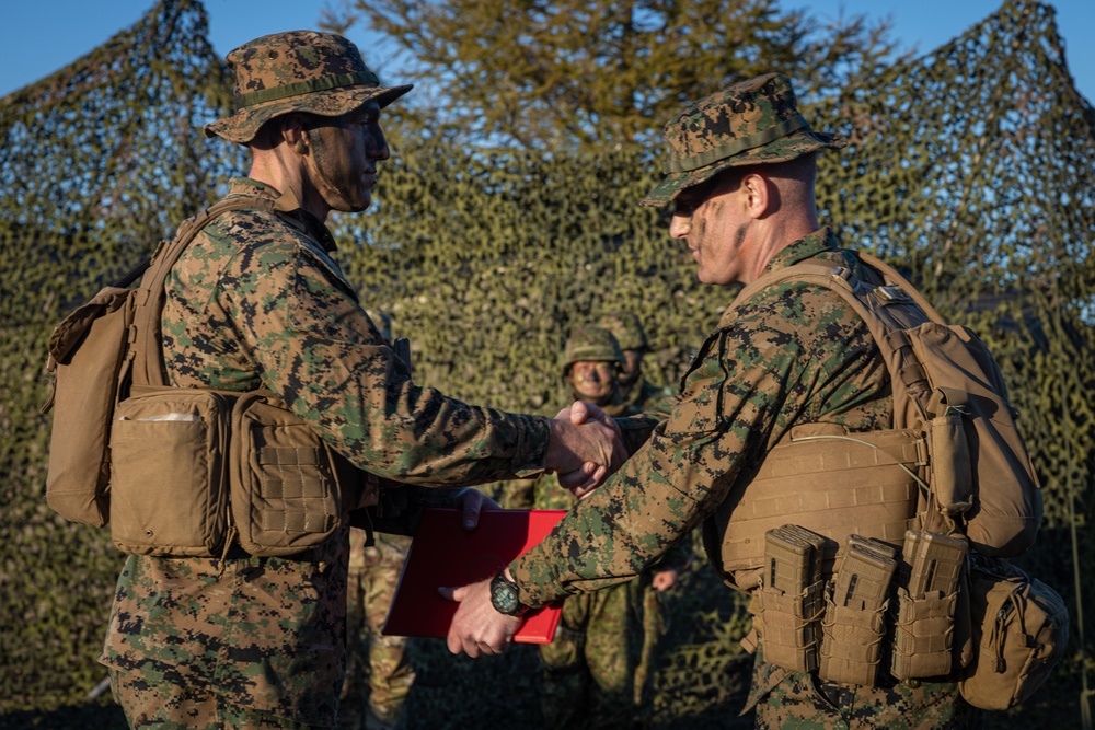 KS25 | 12th MLR Marine Reenlistment at Yausubetsu Maneuver Area