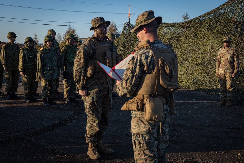 KS25 | 12th MLR Marine Reenlistment at Yausubetsu Maneuver Area