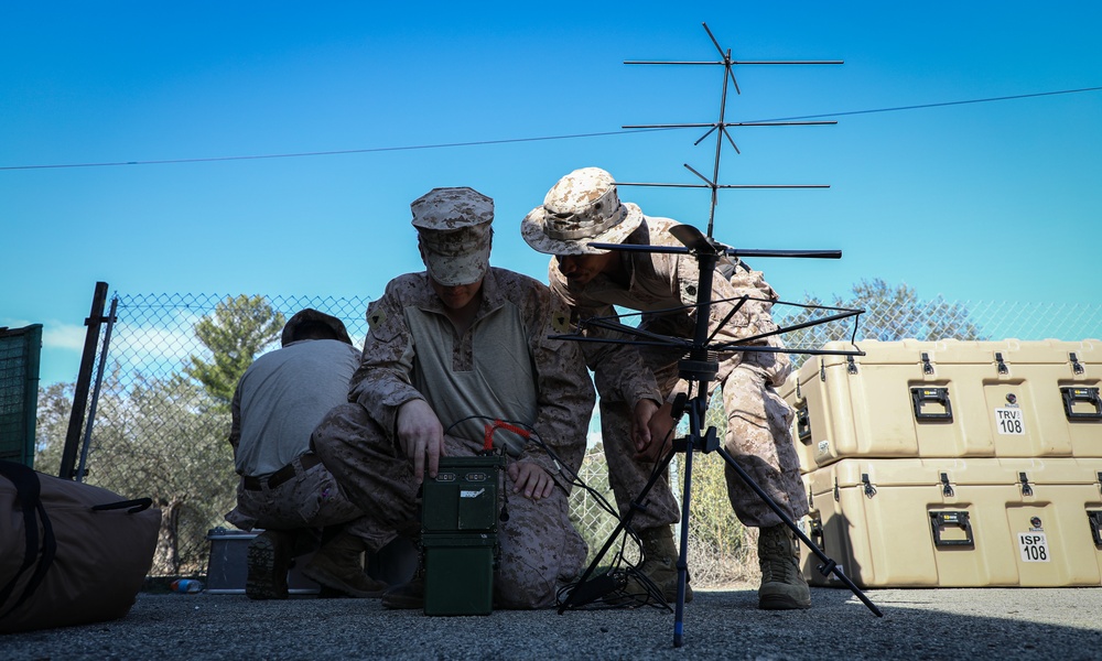 CLB 24, 24th MEU (SOC) Set Up Satellite Communications in Larnaca, Cyprus