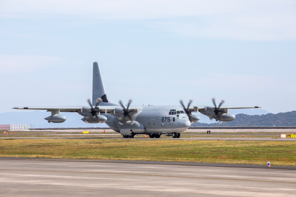 KS25 | Marine KC-130Js provide transportation during Keen Sword 25