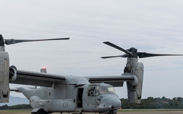 KS25 | VMM-265 takes off from JGSDF Camp Takayubaru for low-altitude training