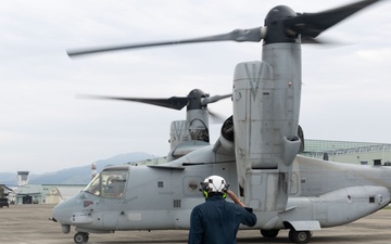 KS25 | VMM-265 takes off from JGSDF Camp Takayubaru for low-altitude training