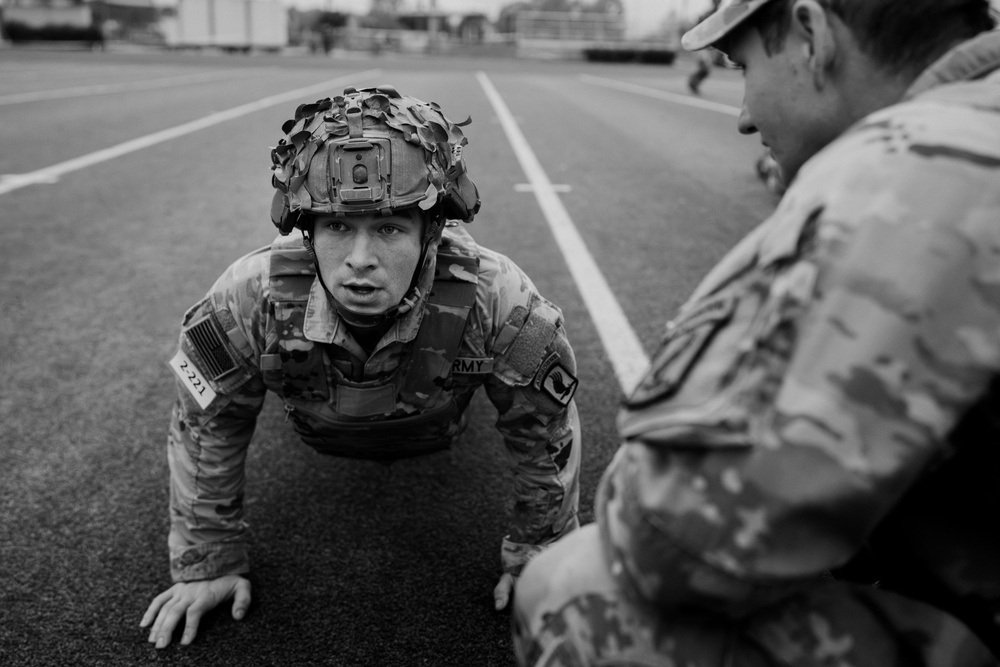 E3B Physical Fitness Assessment, 173rd Airborne Brigade