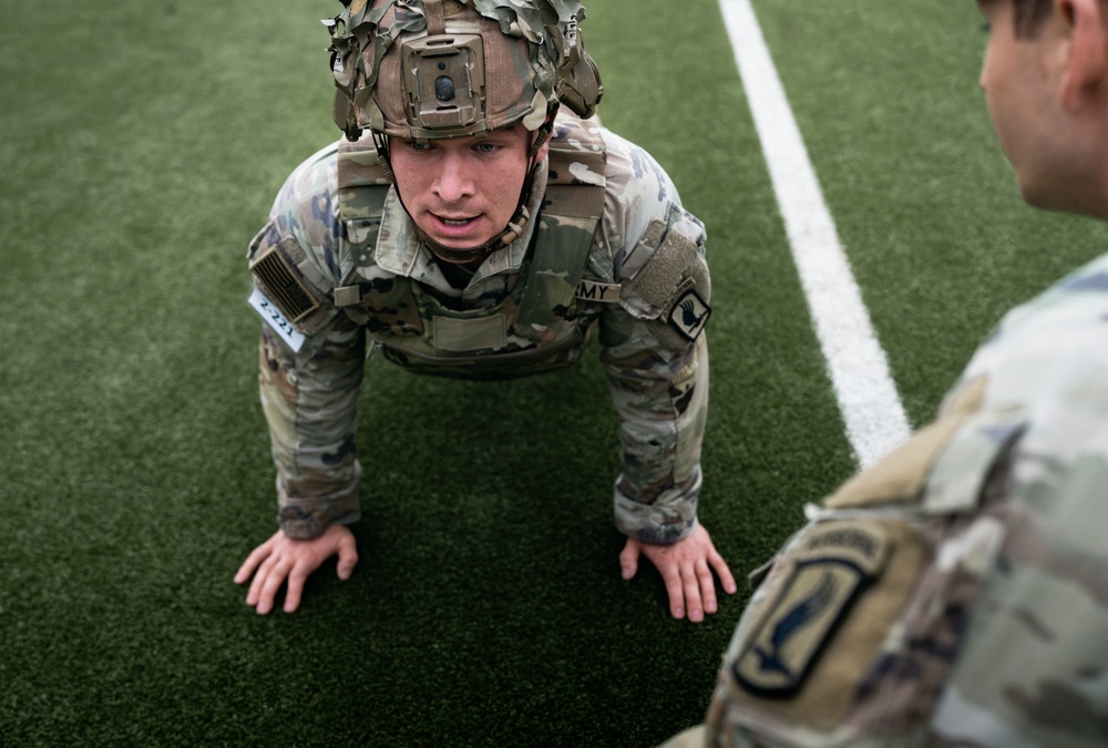 E3B Physical Fitness Assessment, 173rd Airborne Brigade