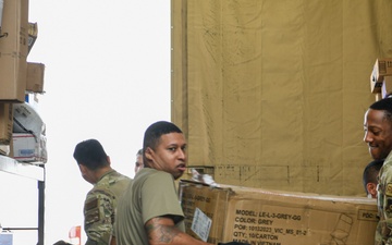 378th EFSS Airmen Process Approximately 3,346 Pieces of Mail