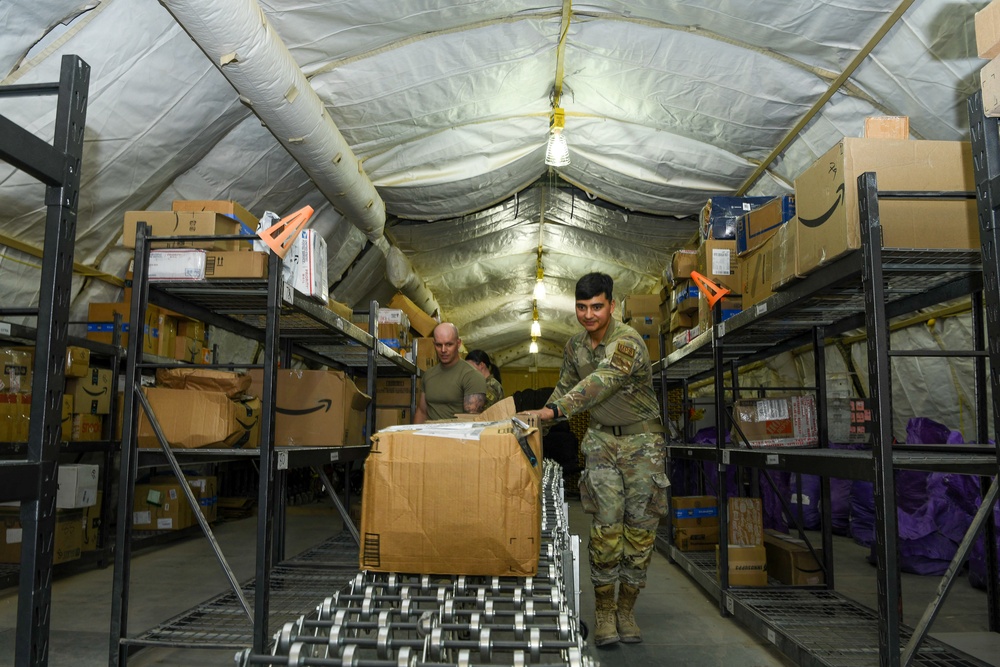 378th EFSS Airmen Process Approximately 3,346 Pieces of Mail