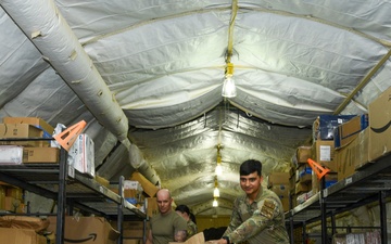 378th EFSS Airmen Process Approximately 3,346 Pieces of Mail