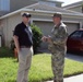 FEMA Director of Public Assistance tours Blue Roof areas with USACE