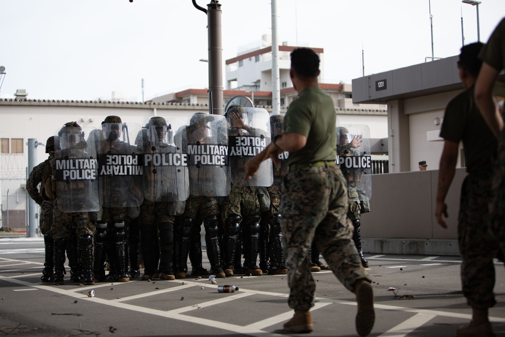 Keen Sword 25: MCAS Iwakuni Marines and Sailors Response to simulated Riot