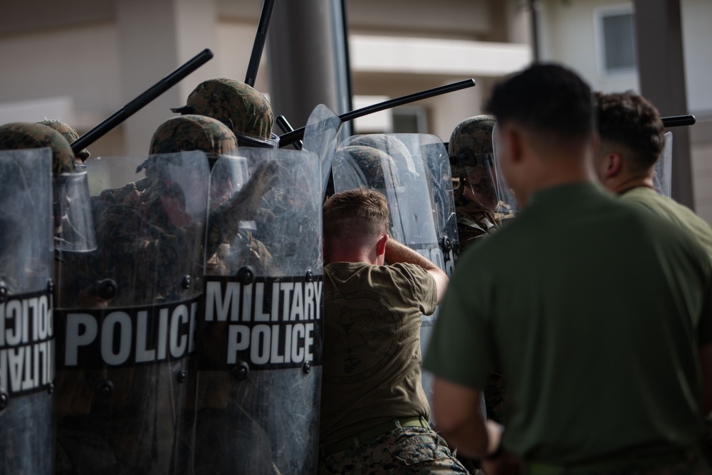 Keen Sword 25: MCAS Iwakuni Marines and Sailors Response to simulated Riot