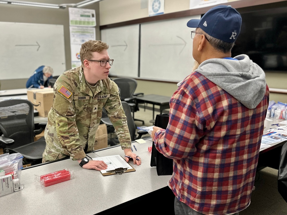 Munson provides preventive health services at Fort Leavenworth retiree appreciation event