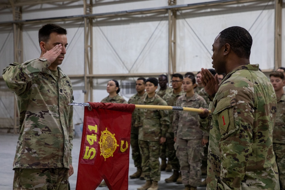 C/541st DSSB ToA Ceremony