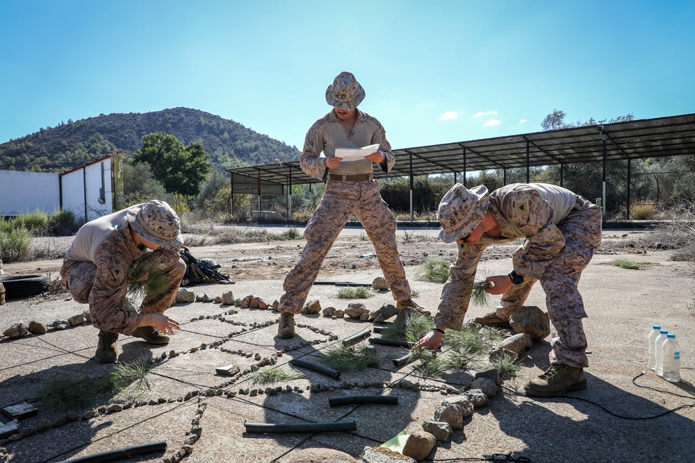 CLB 24, 24th MEU (SOC) Conducts Terrain Model Professional Military Education in Larnaca, Cyprus