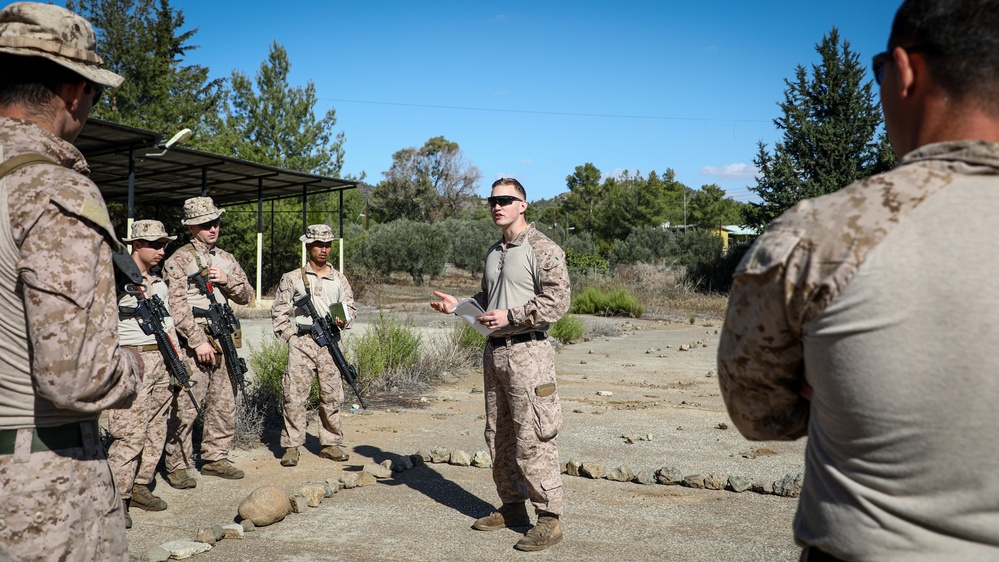 CLB 24, 24th MEU (SOC) Conducts Terrain Model Professional Military Education in Larnaca, Cyprus