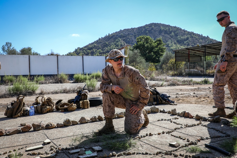 CLB 24, 24th MEU (SOC) Conducts Terrain Model Professional Military Education in Larnaca, Cyprus