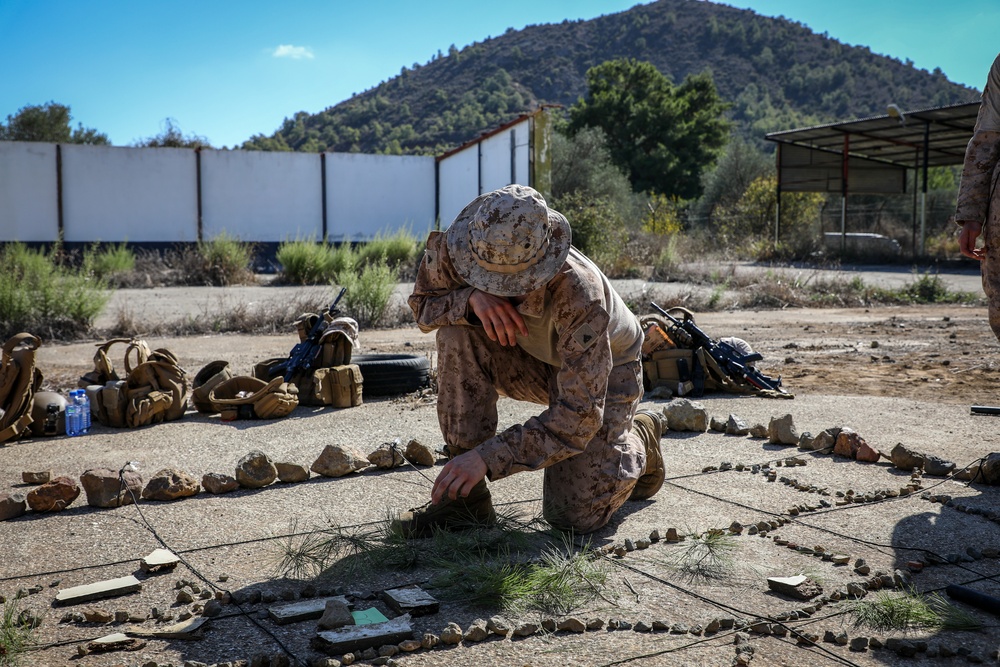 CLB 24, 24th MEU (SOC) Conducts Terrain Model Professional Military Education in Larnaca, Cyprus