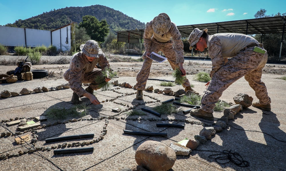 CLB 24, 24th MEU (SOC) Conducts Terrain Model Professional Military Education in Larnaca, Cyprus