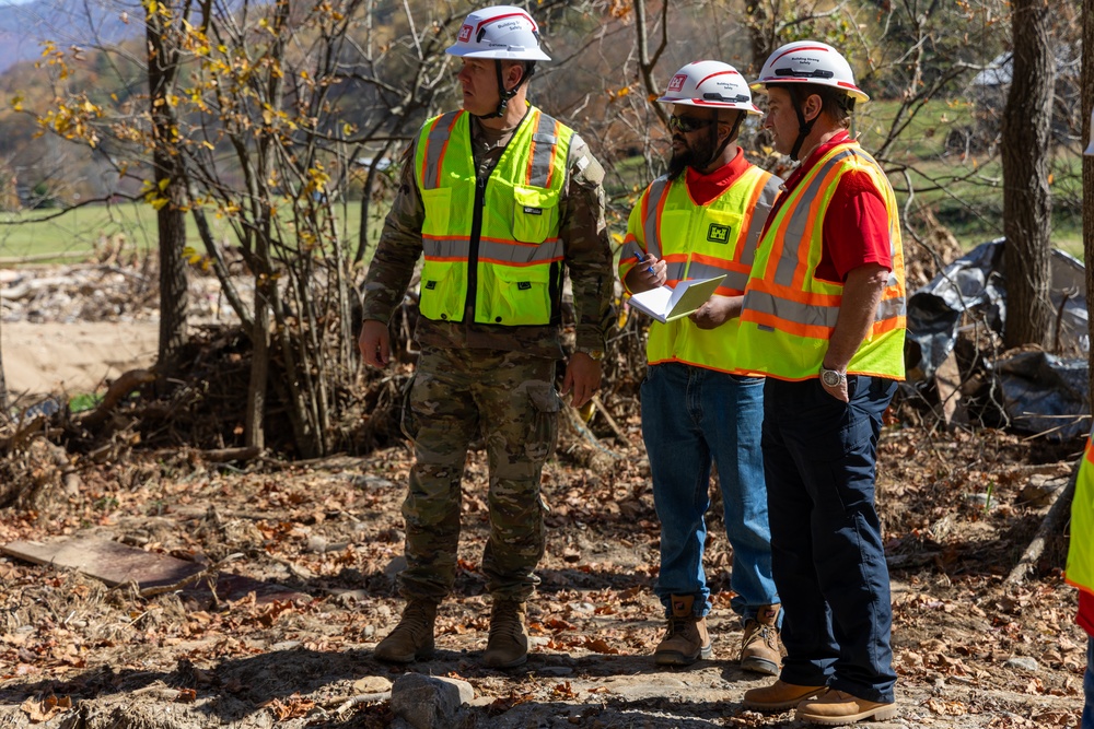 USACE Engineers Assess Bridge Damage in Western North Carolina