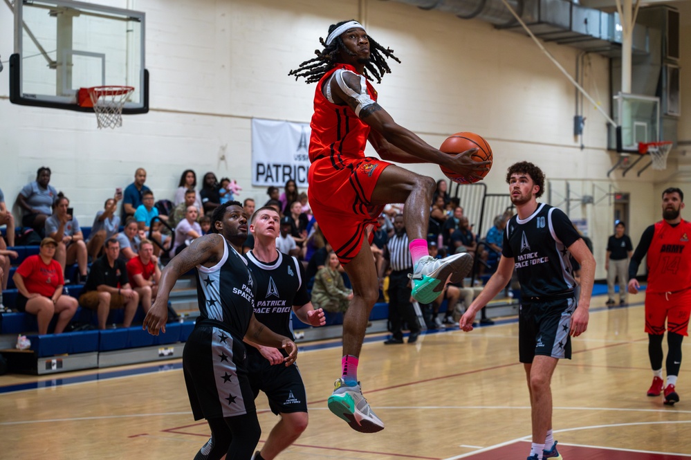 British Army basketball team plays Patrick Space Force Base Sharks