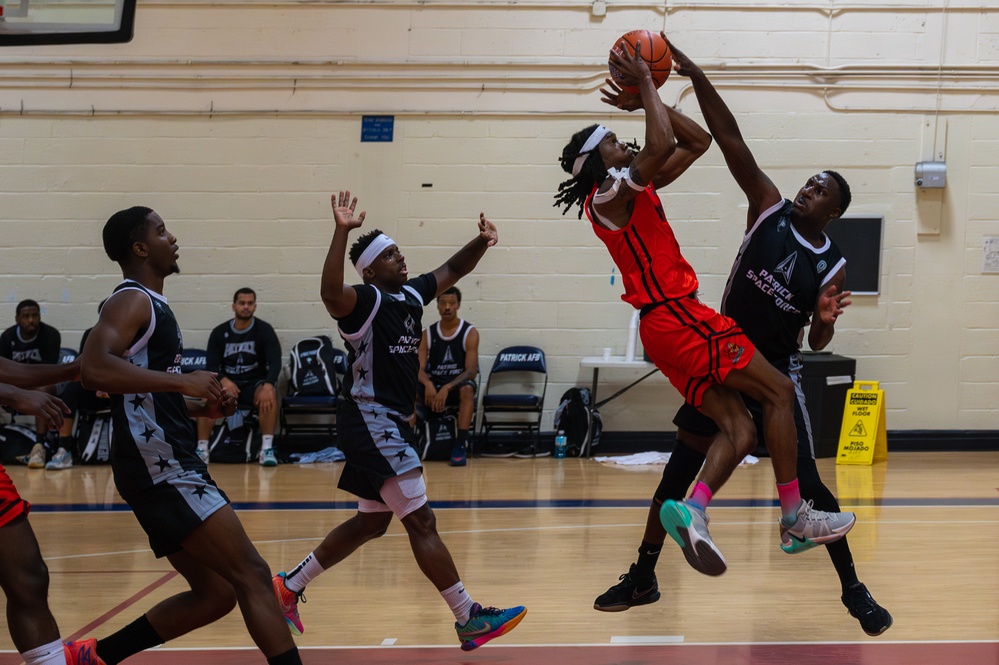 British Army basketball team plays Patrick Space Force Base Sharks