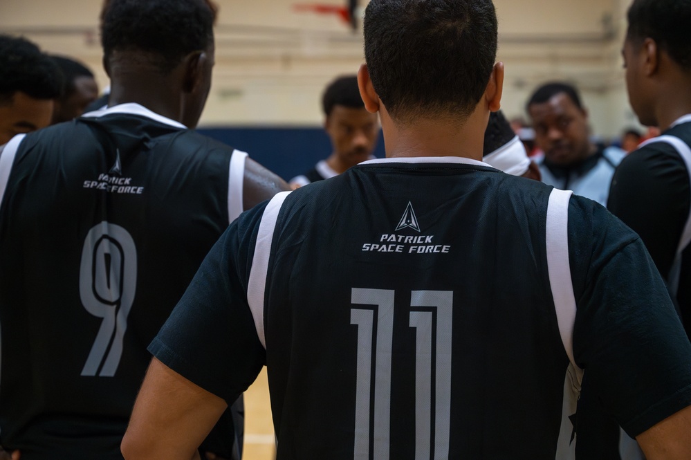 British Army basketball team plays Patrick Space Force Base Sharks