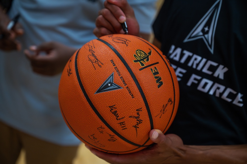 British Army basketball team plays Patrick Space Force Base Sharks